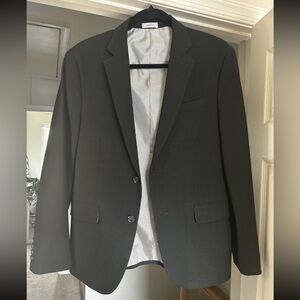 J Ferrar Men's Suit Blazer/Sports Jacket Slim Fit Black 28 Long